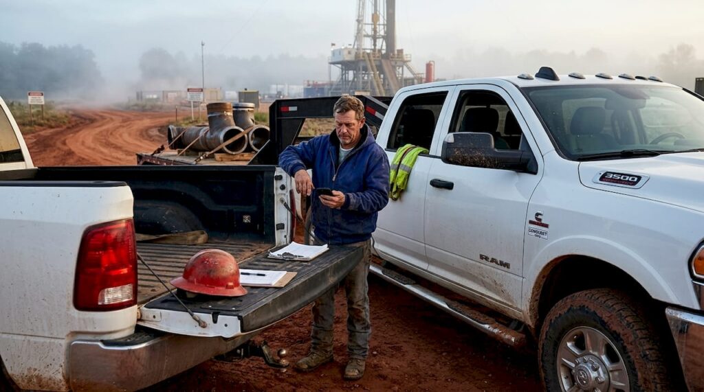 Hot shot truck delivers urgent oilfield equipment