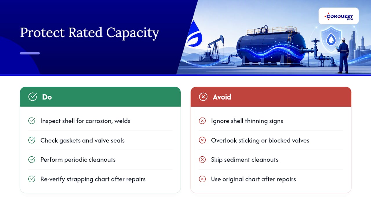 Maintenance and Inspection Practices That Protect Rated Capacity — overview diagram